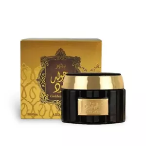Golden Oud Bakhoor (Arabian Incense) 100g by Asdaaf Made In UAE Cheap NEW Dubai - Picture 1 of 1