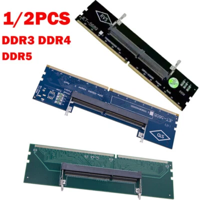 DDR3 DDR4 DDR5 Laptop To Desktop Memory Adapters Card SO-DIMM To PC DIMM Card - Image 1 of 4