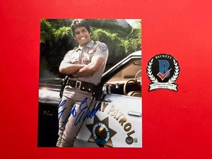 Erik Estrada Signed Ponch 8x10 Photo Beckett COA Chips - Picture 1 of 5