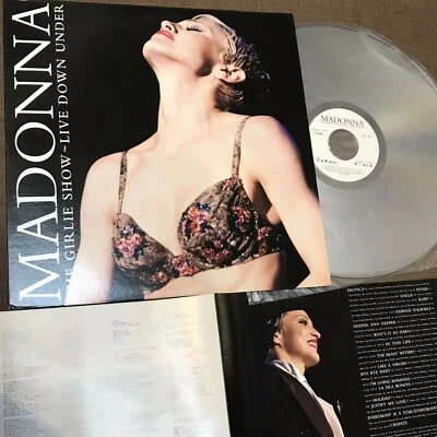 MADONNA The Girlie Show-Live Down Under JAPAN Laser Disc LD WPLP-9116 w/ INSERT - Image 1 of 4
