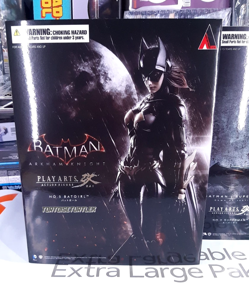 Batman Arkham Knights Batgirl Play Arts Kai Square Enix Action Figure 10in