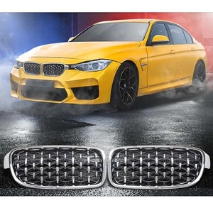 Reemplace el marco de ventilación de la cubierta de la rejilla delantera cromada Meteor apto para BMW F30 F35 Serie 3 - Imagen 1 de 8