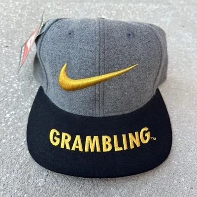 Vintage Grambling State Tigers Nike SnapBack 1990s Deadstock HBCU New Swoosh Og - Image 1 of 4