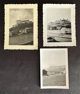 1945 Photo During Allied US Occupation Forces Castle Germany Wurzburg 42 Rainbow - Picture 1 of 3