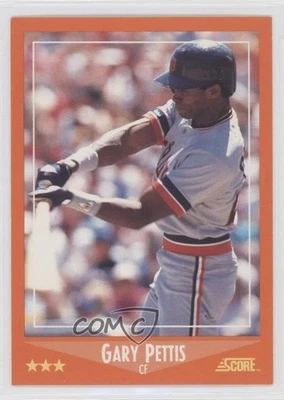 1988 Score Rookies & Traded Factory Set Gary Pettis #38T - Image 1 of 2