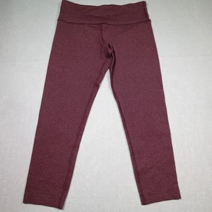 Lululemon Pants Womens 6 Purple Wunder Under Crop High Rise Yoga Athletic Gym - Picture 1 of 12