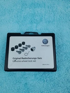Genuine Volkswagen Lockable Wheel Bolt Set 000-071-597-D - Picture 1 of 13
