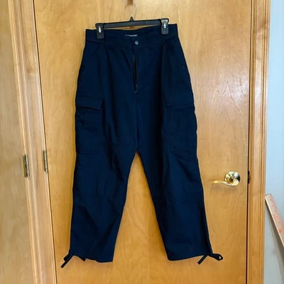 5.11 Tactical Series Men's Cargo Pants Navy Blue Medium Waist 31-35 Inseam Short - Image 1 of 4