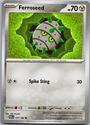 Ferroseed Normal SV04: Paradox Rift 127/182 NM - Image 1 of 2