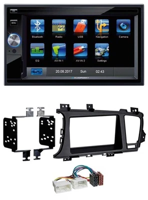Blaupunkt SD Bluetooth 2DIN MP3 USB AUX Autoradio für Kia Optima (ab 2012) - Bild 1 von 4