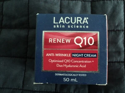 Lacura Renew Q10 50ml  Anti-Wrinkle Night Cream Sealed Packaging. FREE POSTAGE. - image 1 of 2