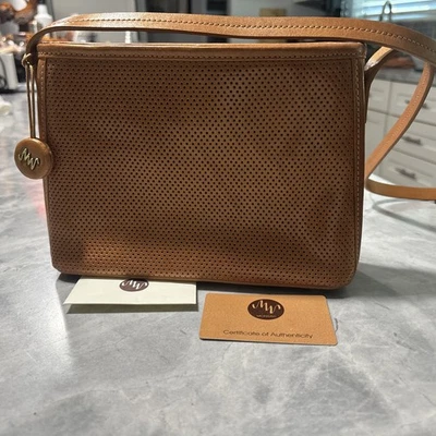 Monsac Italian Leather Pierced Design NWOT!!  Great Find!! - Image 1 of 4