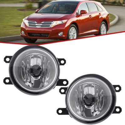 一对雾灯 左右 右右手 LH 侧 适用于丰田 Venza 2009 - 15 透明镜头 — 第 1/4 张图片