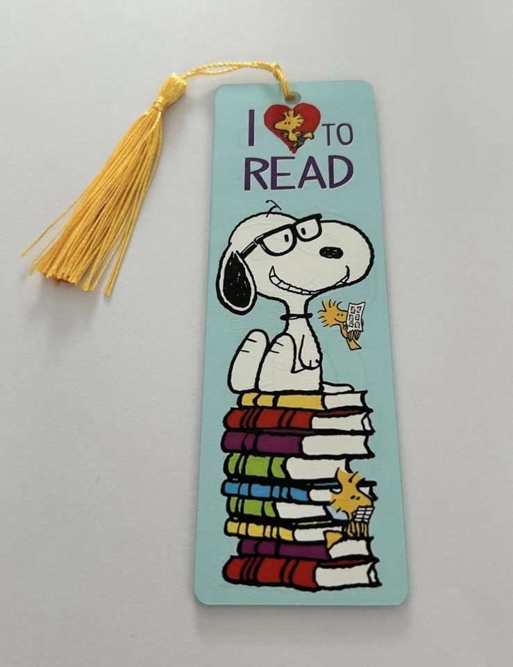 Snoopy Woodstock Peanuts Laminated Bookmarks Reading Space All Stars - Image 1 of 1