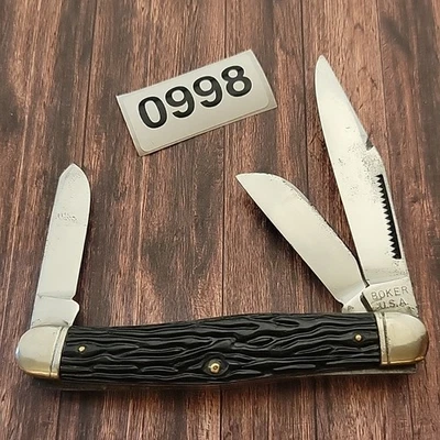 Boker Tree Brand Stockman Folding Pocket Knife Made In USA - Image 1 of 4