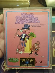 PINK PANTHER X COMMODORE 64 GIOCO ORIGINALE CASSETTA C64 GAME GREMLIN MAGIC BYTE - Afbeelding 1 van 8