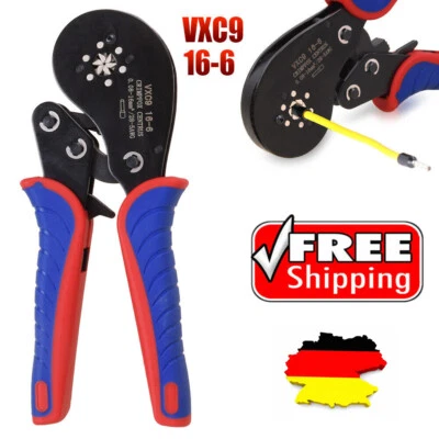 0,08-16mm² Crimpzange Aderendhülsen Set Presszange Aderendhülsenzange Zangen - Bild 1 von 4