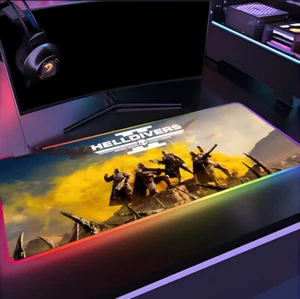Helldivers RGB XXL Mouse Pad - Light Up Your Desk. Desk mat - Bild 1 von 19