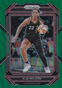 2023 Panini WNBA Prizm SP Green Refractor #25 A'JA WILSON -LAS VEGAS ACES - Bild 1 von 2
