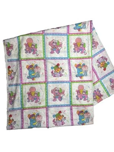 Vintage 1986 Children’s Popples Fabric Those Character From Cleveland - Picture 1 of 3