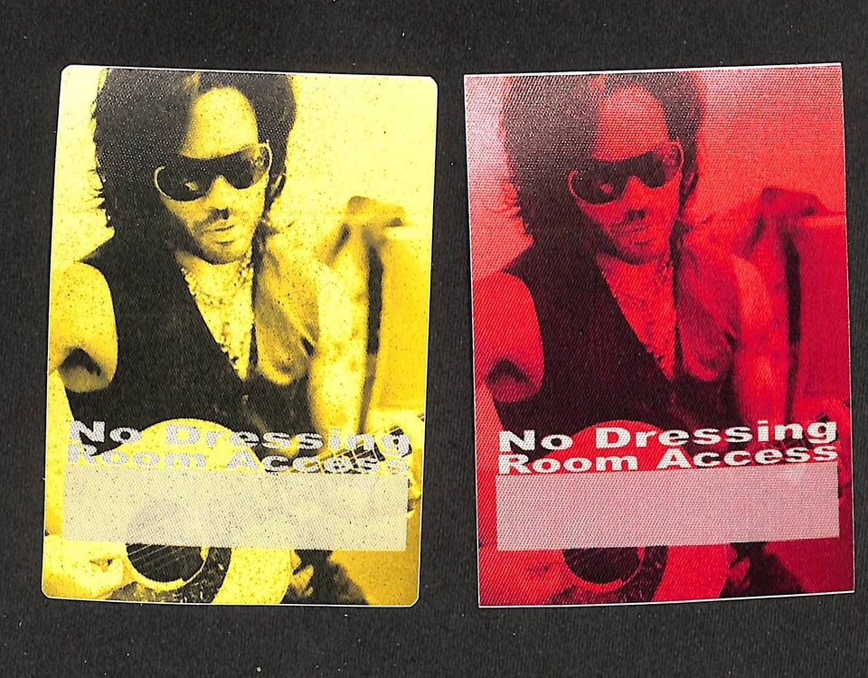 LENNY KRAVITZ, CONCERT TOUR PASSES (2) DIFF, NEAR MINT-NO DRESSING ROOM ACCESS - Image 1 of 1