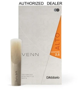 1-Pack VENN G2 Alto Saxophone Reed Strength 2.5 D'Addario Rico VAS0125G2 Sax - Picture 1 of 12