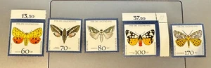 Germany 1992 Scott # B728-B732 Semi-Postal Butterflies MNH - Picture 1 of 1