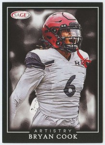 2022 SAGE Artistry Black Border Football Singles Complete Your Set