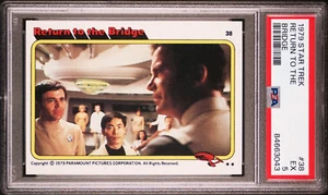 Return To The Bridge 1979 Topps Star Trek #38 PSA 5 EX - Picture 1 of 3
