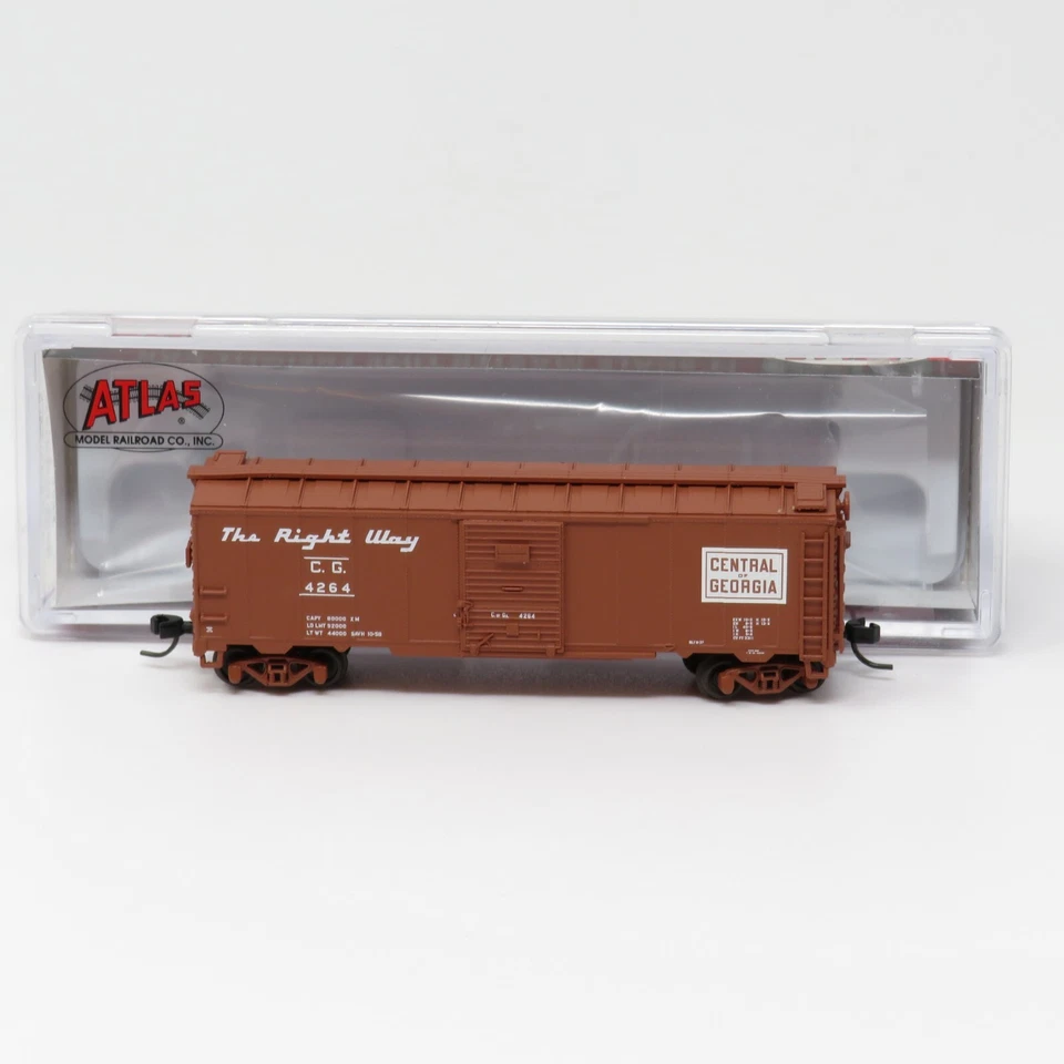 Atlas N 50006095 Central of Georgia CoG 1932 ARA 40' Steel Boxcar Freight Car - Image 1 of 1