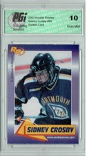 Sidney Crosby 2003 Rookie Review #56 Rookie Card PGI 10