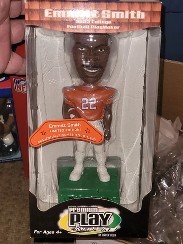 Emmitt Smith Upper Deck Premium Play Makers Bobblehead NIB Florida Gators /1500 Cover