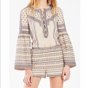 BCBGMAXAZRIA Nancie Medallion Print Romper Size Small  - Picture 1 of 7