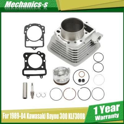 Kit de pistón de cilindro de motor de aluminio fundido para Kawasaki Bayou 300 KLF300B 89-2004 Foto 1 de 4