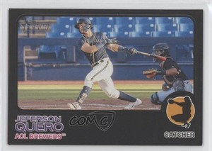 2022 Topps Heritage Minor League Edition Black Border /50 Jeferson Quero #167