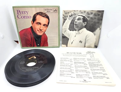 PERRY COMO RCA VICTOR #SPD-27 (1957) 45 RPM BOX SET ~ 10 EP's / 40 SONGS (VG) - Image 1 of 2