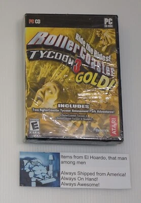 RollerCoaster Tycoon: Gold Edition (PC, 2002) Complete ML245 - Image 1 of 3