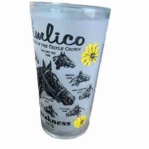 Preakness Pimlico 1974 Pferderennen Souvenir Glas - Bild 1 von 6