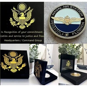 USN Navy NAS Pensacola Florida USA .coin - Picture 1 of 8