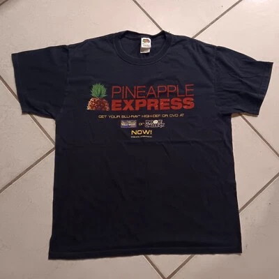 Camisa Promocional Vintage Pineapple Express Galería de Películas Para Hombre Grande Fruta del Telar Foto 1 de 4