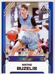 2022-23 Leaf Basketball BLUE PARALLEL ARC - Matas Buzelis - #B-6  SSP