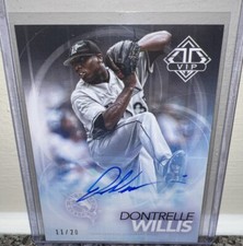 2021 Topps Transcendent VIP Party Autograph 11/20 Dontrelle Willis FL Marlins