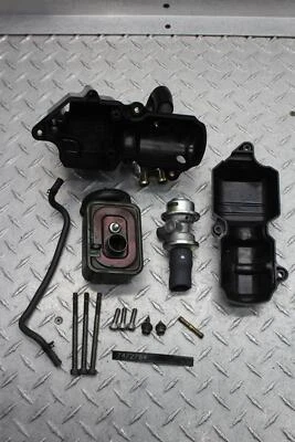 2005 YAMAHA V STAR 650 XVS650 CUSTOM AIR VALVE SOLENOID W/ COVERS & HARDWARE - Image 1 of 4