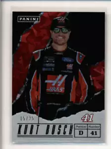 KURT BUSCH 2017 PANINI FATHER'S DAY #KB CRACKED ICE #15/25 AK8824 - Picture 1 of 1