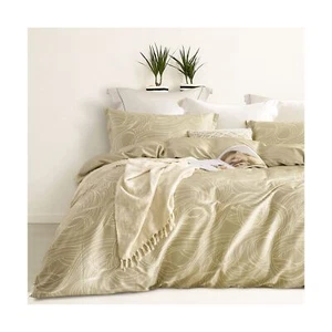 homebox 1200TC Egyptian Cotton Duvet Cover Set - 3 Pieces Chic Geometric Prin... - Picture 1 of 7