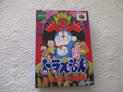 NINTENDO 64 Japanese Game - Doraemon Nobita to 3 Tsu no Seireisek  NTSC-J  NEW - Image 1 of 4