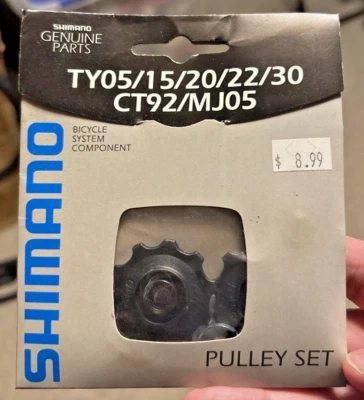 New Shimano Rear Derailleur Pulley Set TY05/15/20/22/30 CT92/MJ05 - Image 1 of 2