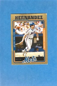 2005 Topps Retired Signature Edition Gold /500 Keith Hernandez Mets