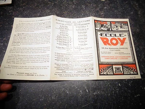 ECOLE ROY Paris Montmartre Sténographie Dactylographie Comptabilité Langue 1931 - Imagen 1 de 2
