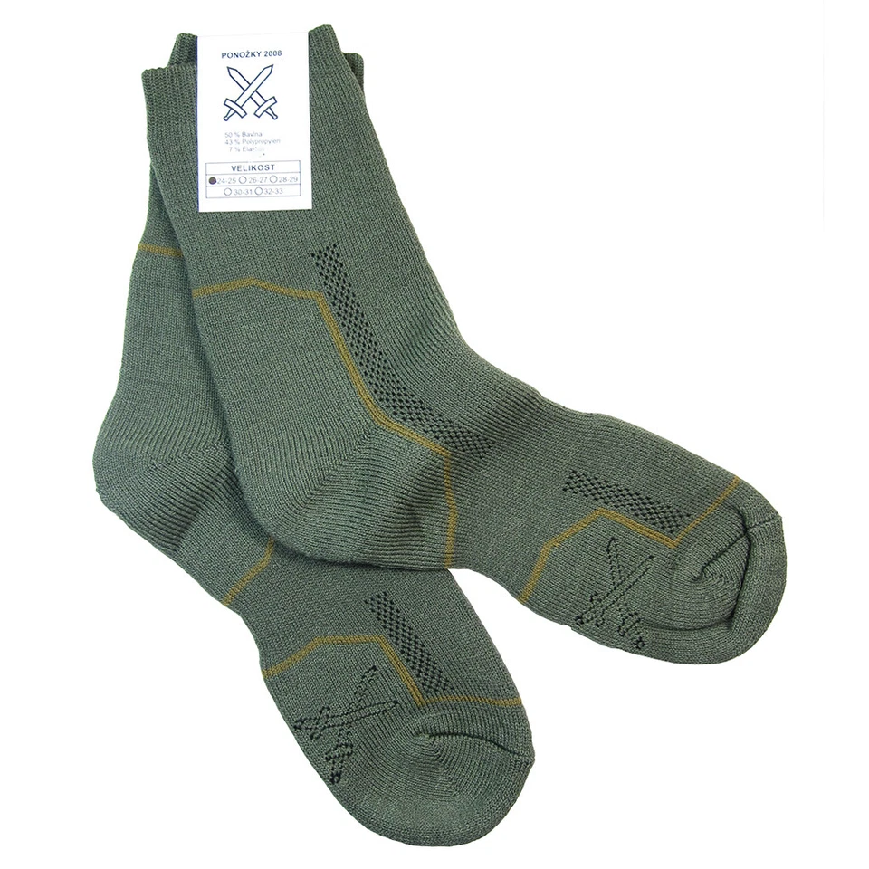 Czech Army Cushioned Thermal Socks - Thick Winter Military Hiking Walking New - Image 1 of 1